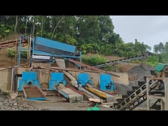 River Sand Gold Wash Plant Rotating Portable 50 - 100 T/H