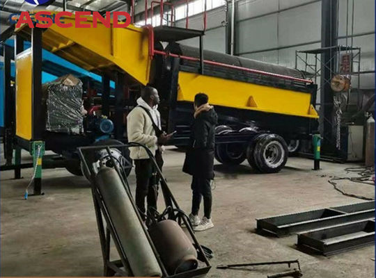 Gold Processing Plant  100-200 Tph Gold Washing Plant Include Trommel Screen And Sluice Box